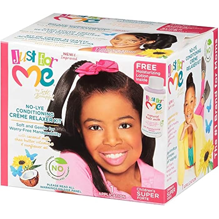 Just for Me No-Lye Conditioning Creme Relaxer Kit-Children's Super (1 APPLICATION) - Image 1